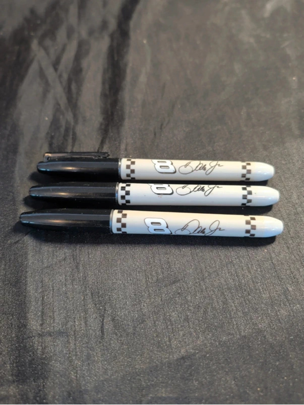 Lot of 3 collectible Dale Earnhardt jr. Sharpie markers